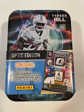 2023 Panini Donruss Optic Football Tyreek Hill Collectors Tin